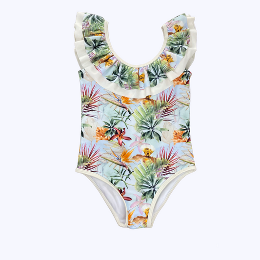 Traje De Baño Niña Vuelos Tropical